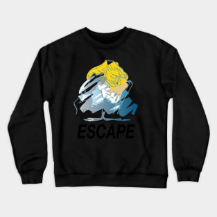 The political great escape sticker Crewneck Sweatshirt